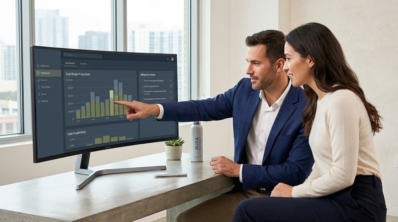 Restoration planning collaboration dashboard